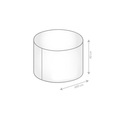 Pouf rond jardin Hello