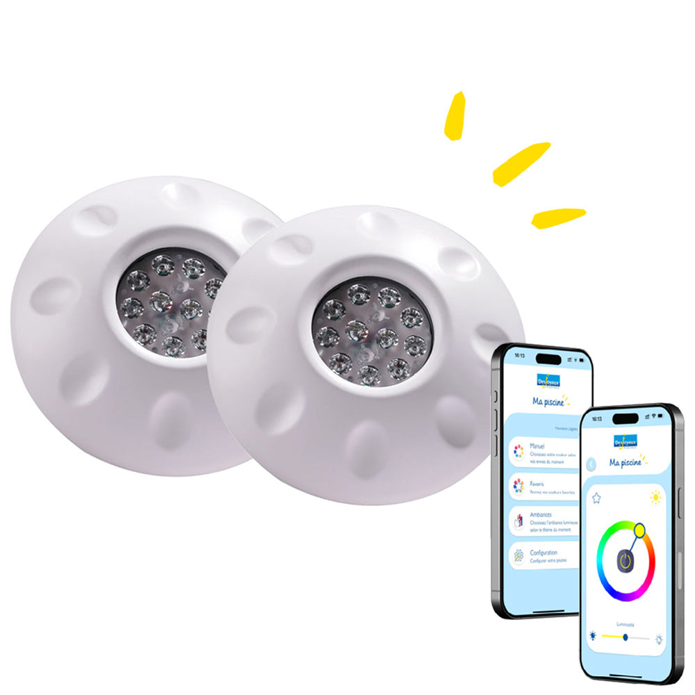 Projecteurs piscine led connectés - Lot de 2 - JD Pool Led Connect PF.I