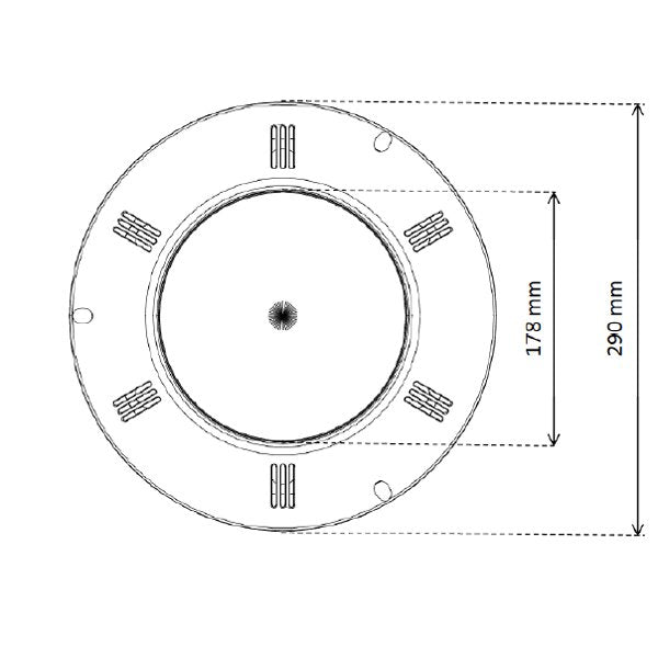 Projecteur piscine led couleurs 90 LED 510 LM