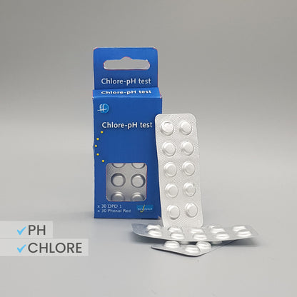 pH and chlorine reagent refill Chlorine-pH test