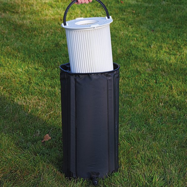 Réservoir de nettoyage filtre piscine JD Filter Clean
