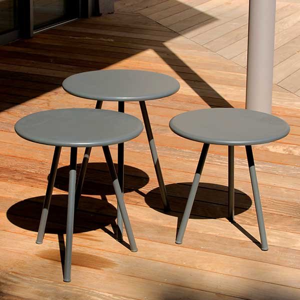 Tables gigognes jardin Triade