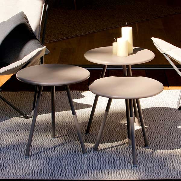 Tables gigognes jardin Triade