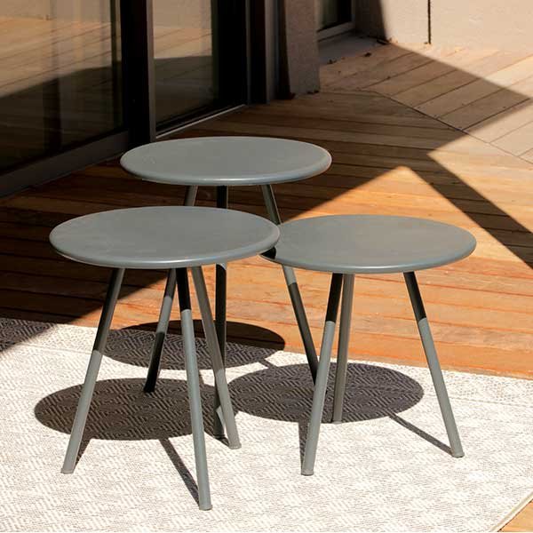 Tables gigognes jardin Triade