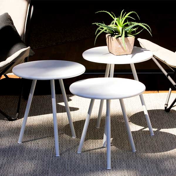 Tables gigognes jardin Triade