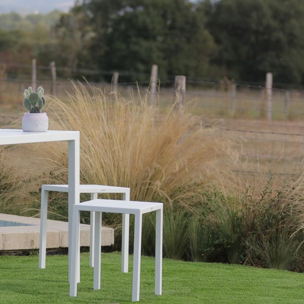Tabouret de jardin Quadra