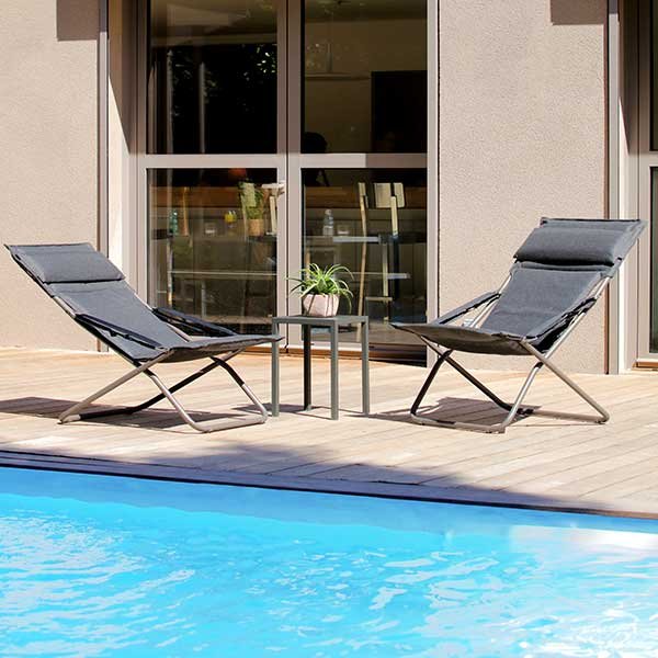 Transat pliable Luxury
